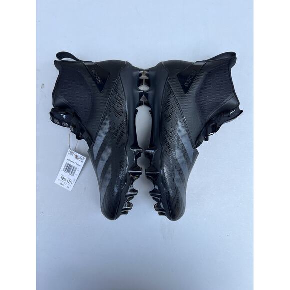 Adidas Adizero Chaos Black Lineman Cleats Mens Size 10.5 New ID9103